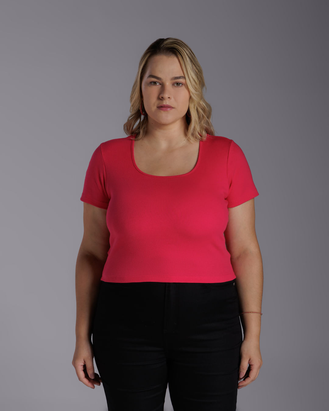 Tech T-Shirt Cropped Ribana Anti Odor Plus Feminina