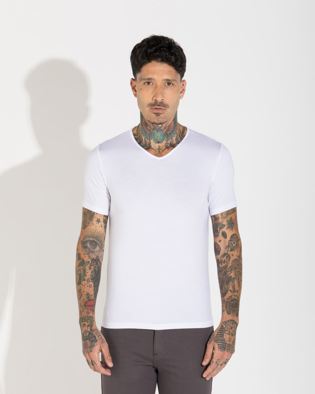 Undershirt Micromodal Masculina - BASICAMENTE
