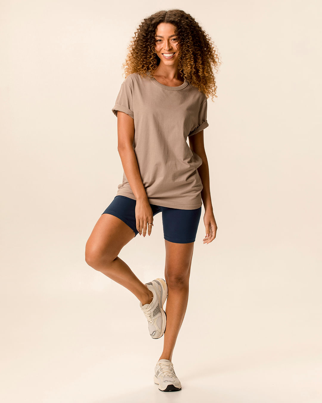 Shorts Básico Feminino Justo Em Algodão - Azul - XGG