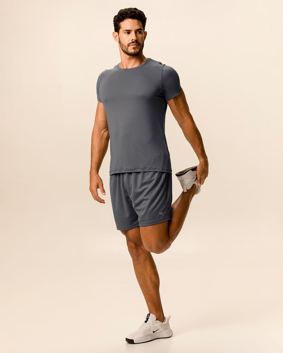 Shorts Esportivo Masculino Cadarço Interno Malha Microfuros Dry Malwee Active