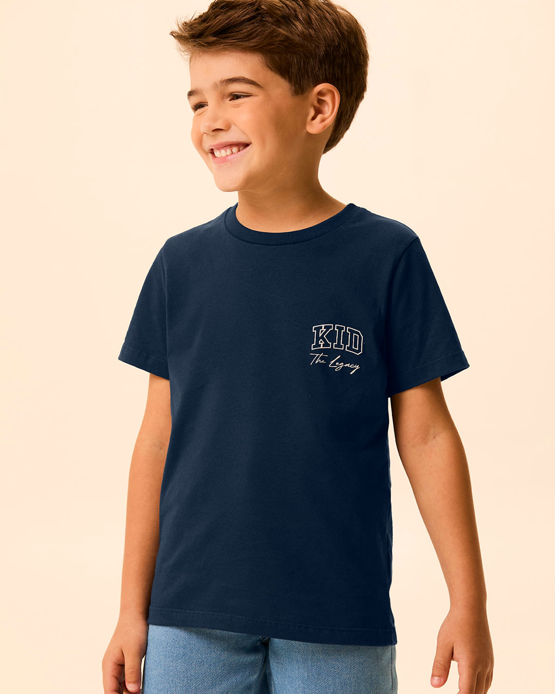 Camiseta Infantil Unissex Kid The Legagy Em Algodão Malwee Kids