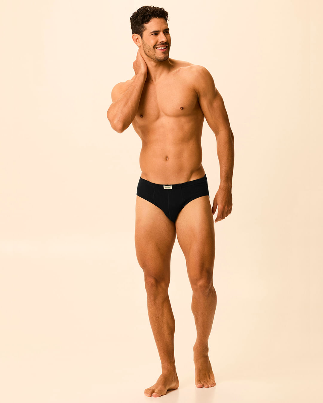 Kit Cueca Slip Em Meia Malha 100% Algodão