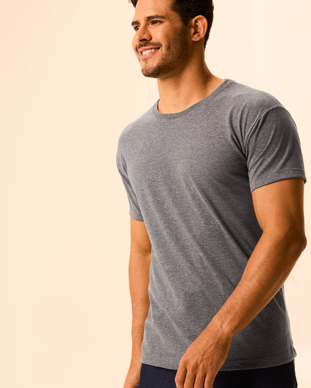 Camiseta Original Masculina Decote Redondo Em Algodão