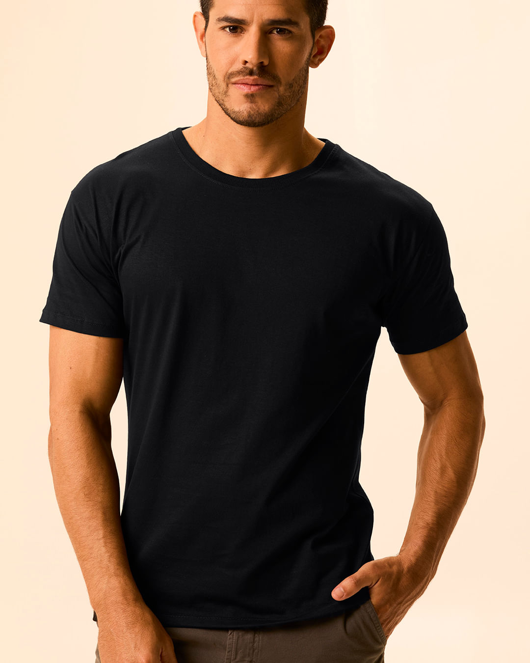 Camiseta Original Masculina Decote Redondo Em Algodão
