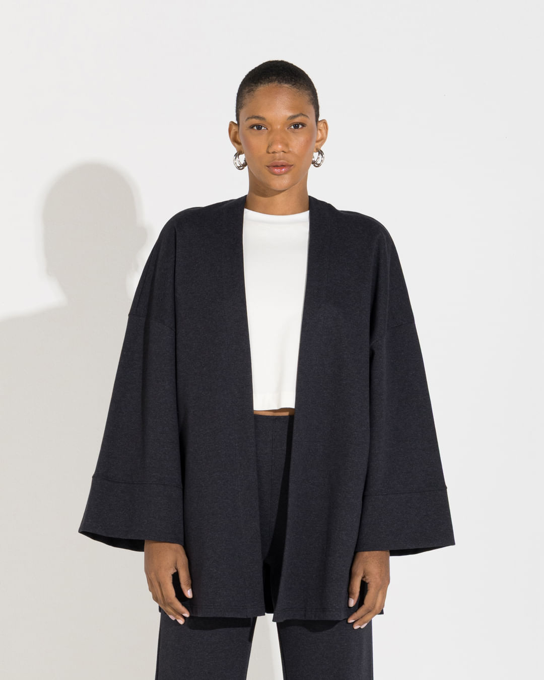 Kimono Dense Algodão Feminino