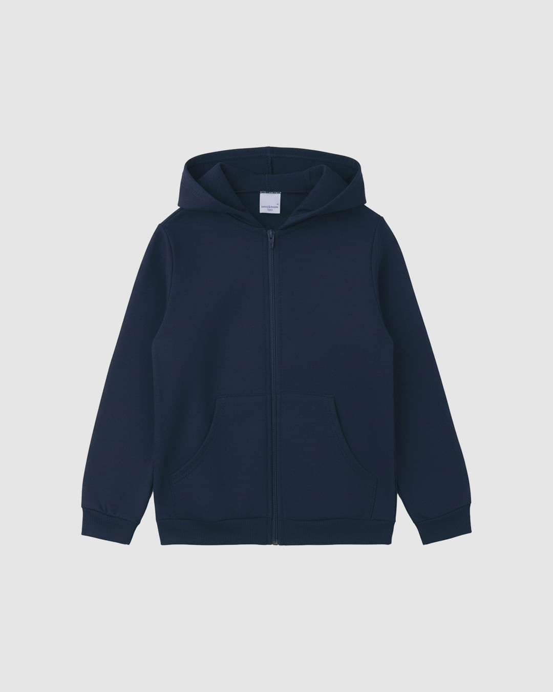 Jaqueta Infantil Unissex Capuz Em Moletom Repele Líquidos Malwee Kids - Azul - 6