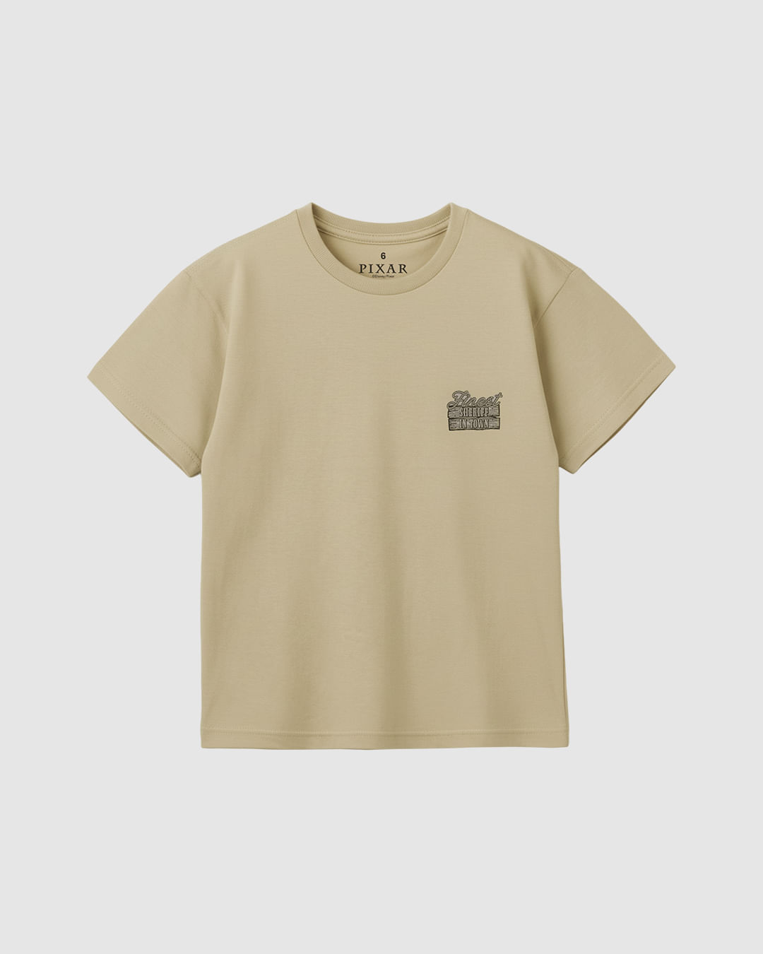 Camiseta Infantil Menino Estampa Especial Frente E Costas Toy Story Malwee Kids - Bege - 12