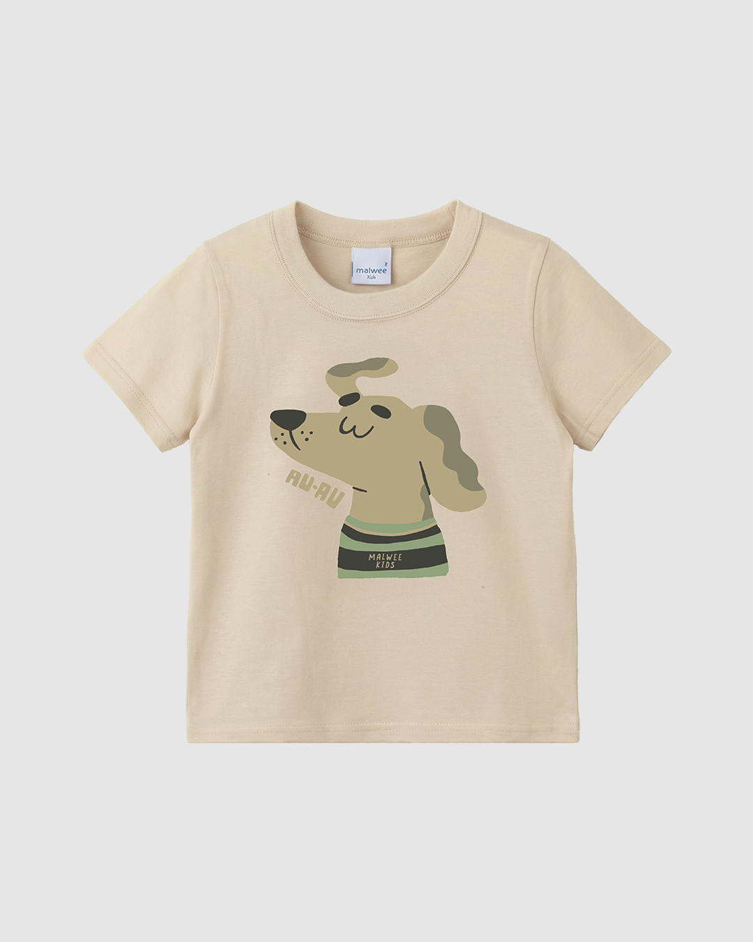 Camiseta Infantil Menino Estampa Cachorro Au-Au Em Algodão Malwee Kids
