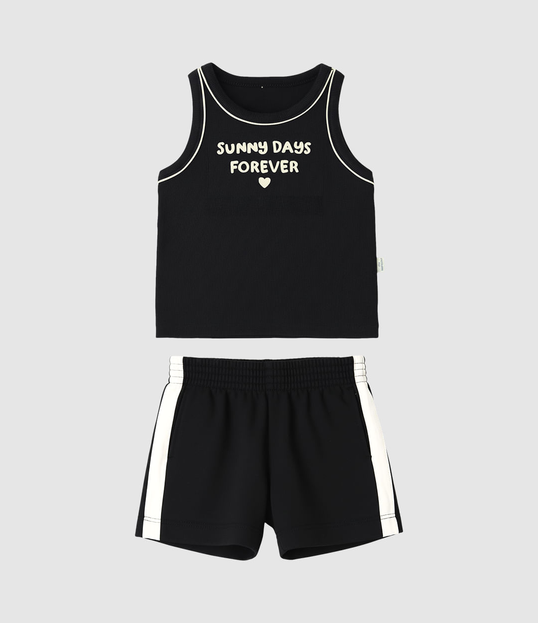 Conjunto Infantil Menina Regata Sunny Days Forever Em Ribana Malwee Kids