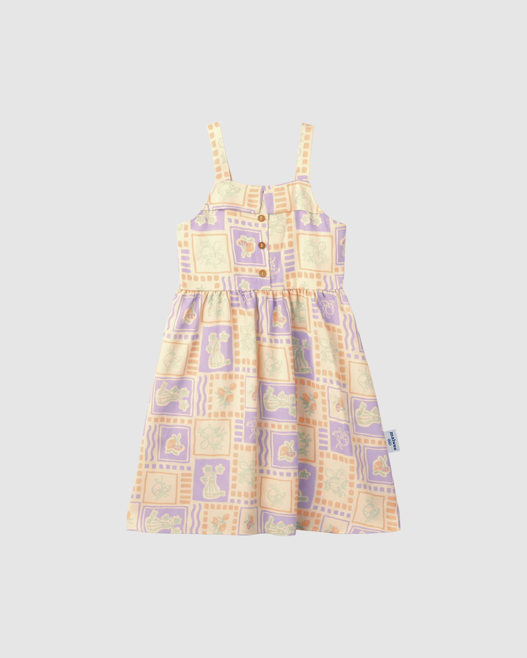 Vestido Infantil Estampa Digital Em Viscose