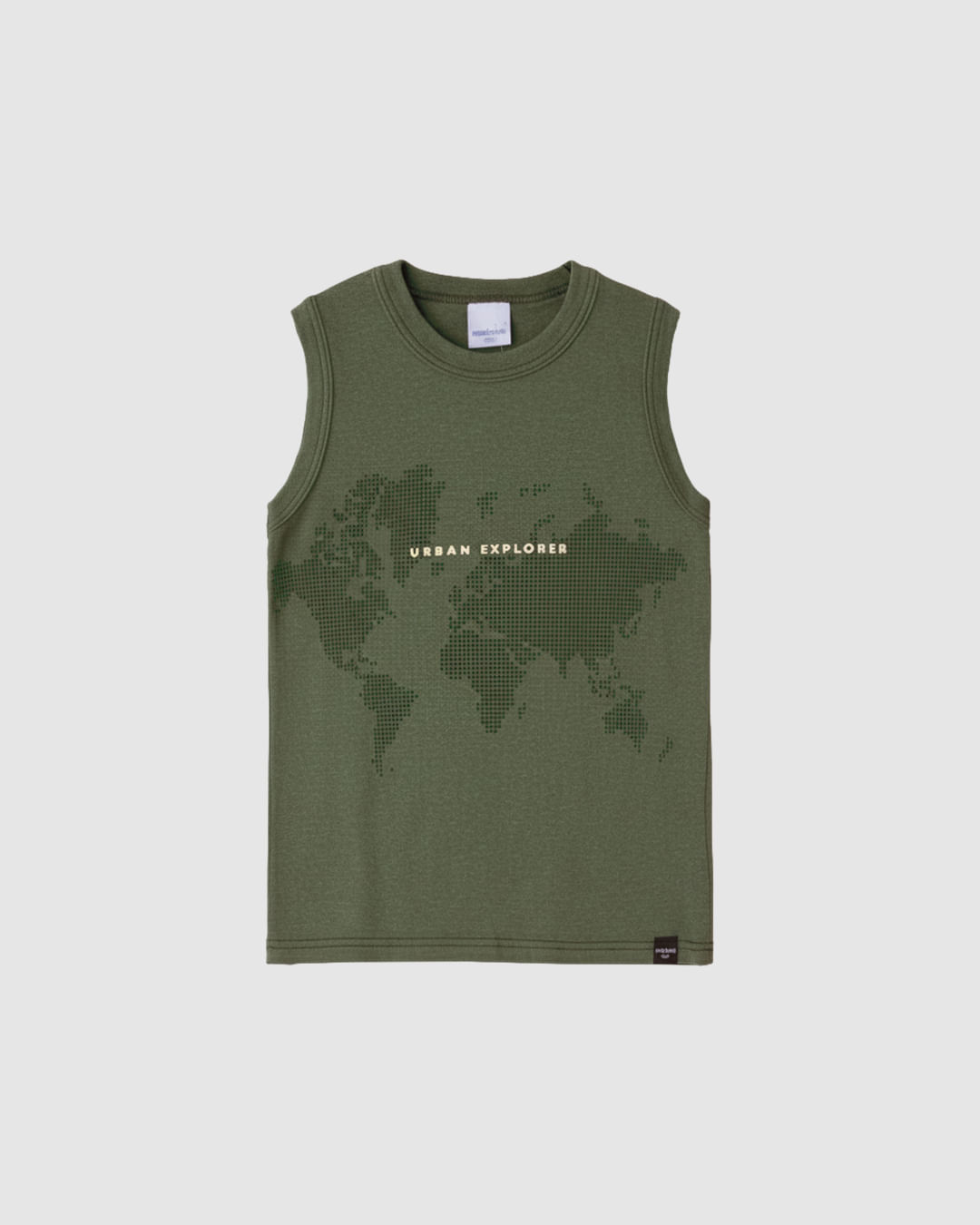 Regata Infantil Menino Estampa Urban Explorer Em Malha Anti Odor Malwee Kids - Verde - 8
