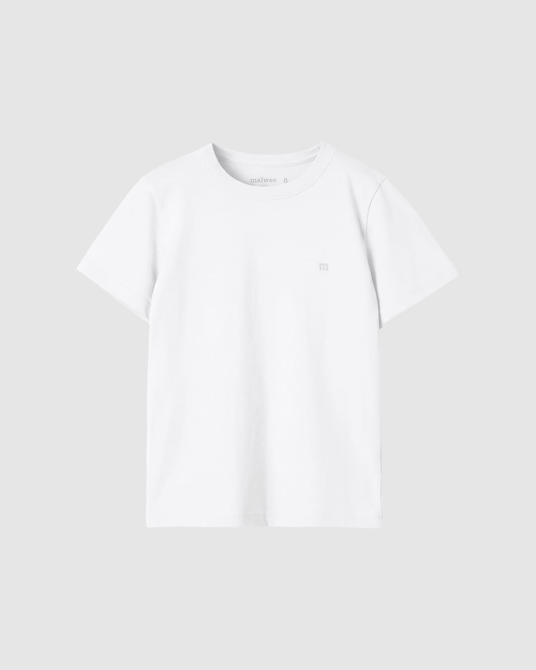 Camiseta Básica Infantil Menino Bordado Peitoral Em Algodão Malwee Kids