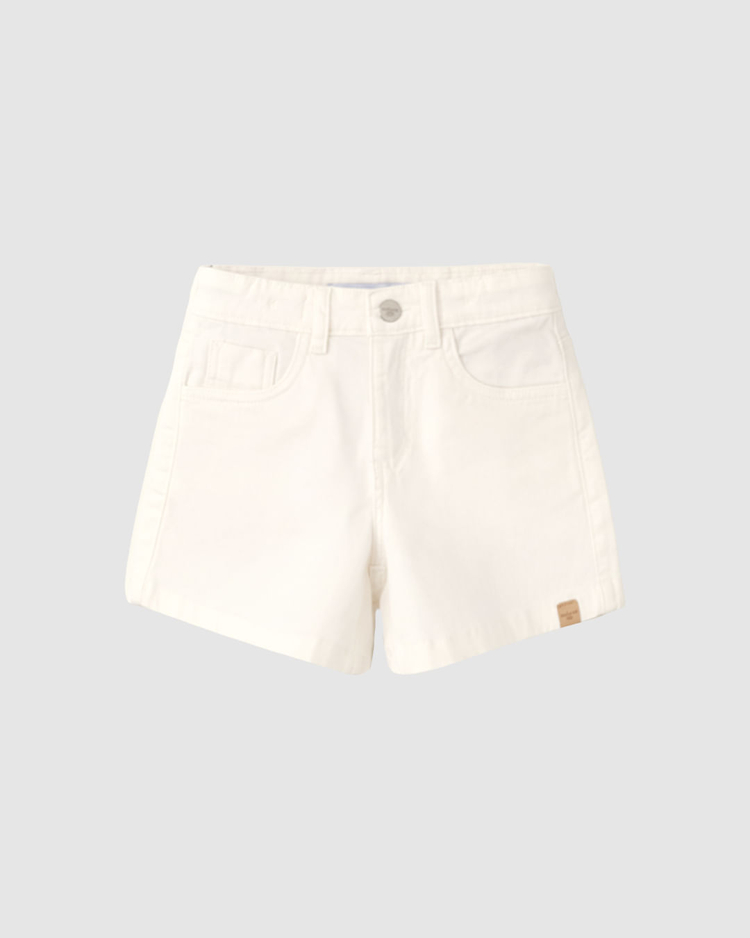 Shorts Infantil Menina Cintura Elástico Ajustável Em Sarja Stretch Malwee Kids