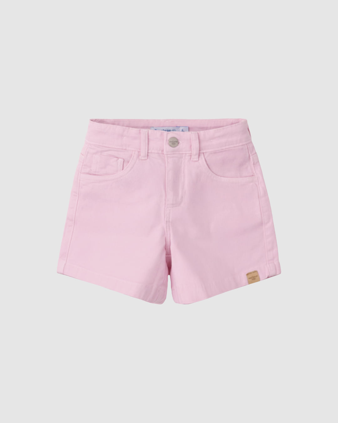 Shorts Infantil Menina Cintura Elástico Ajustável Em Sarja Stretch Malwee Kids