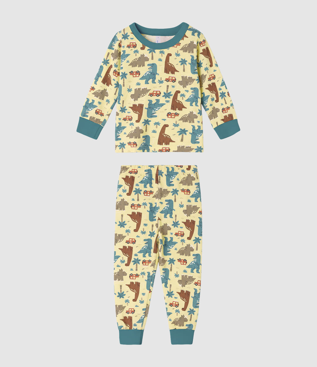 Pijama Longo Infantil Menino Rapport Brilha No Escuro Em Algodão Malwee Kids