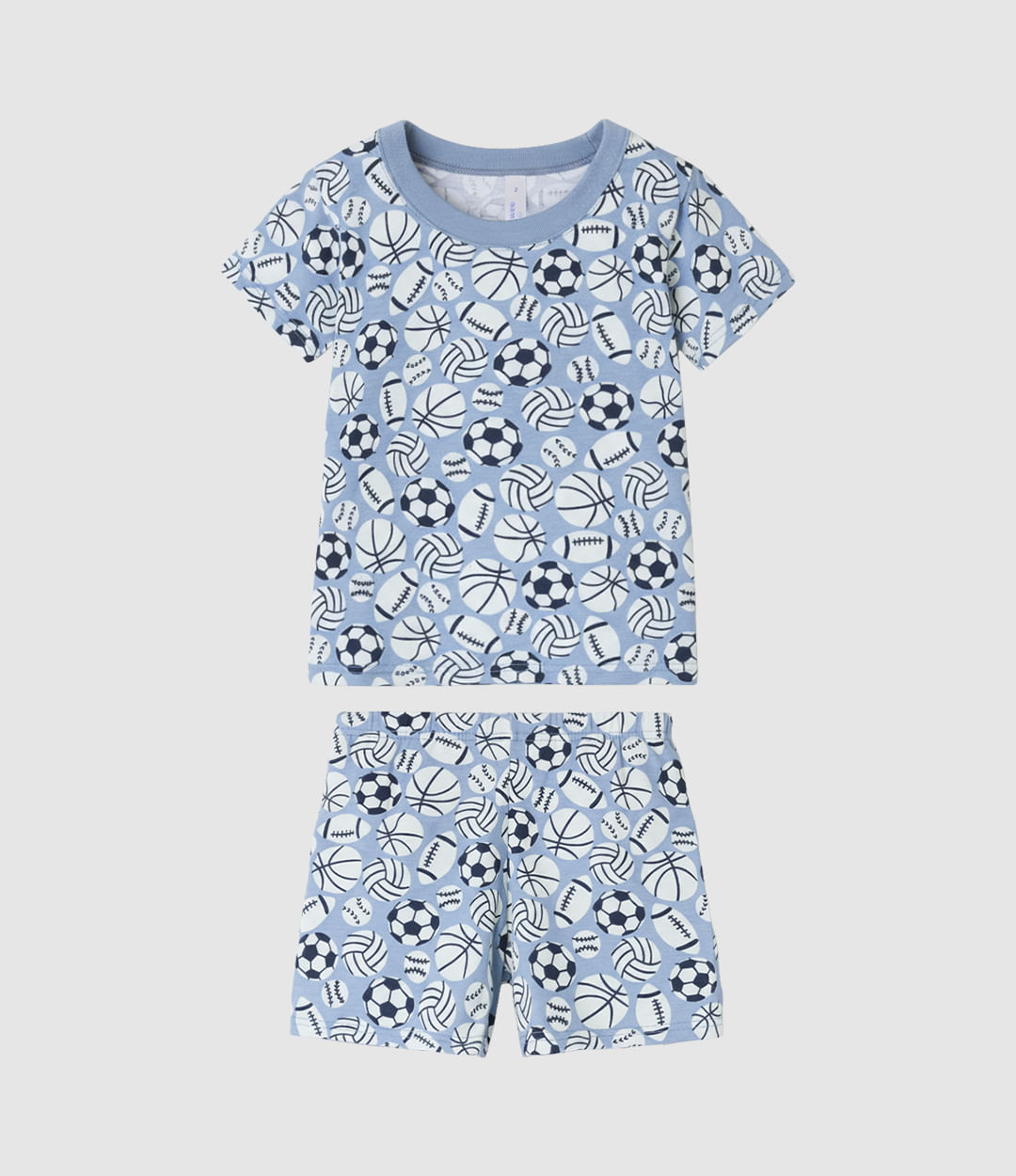 Pijama Curto Infantil Menino Rapport Brilha No Escuro Em Algodão Malwee Kids