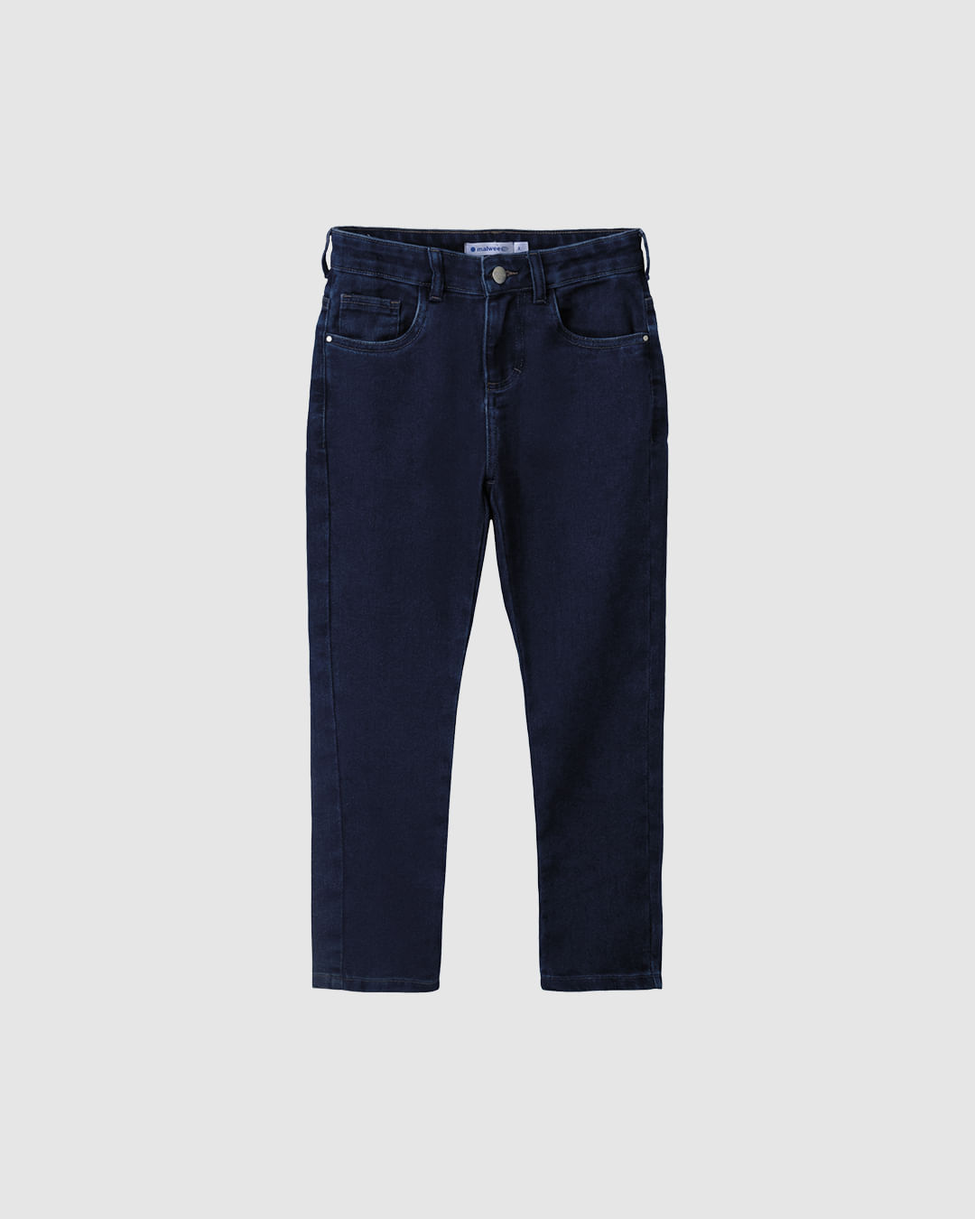 Calça Infantil Menino Slim Em Jeans Moletom Malwee Kids