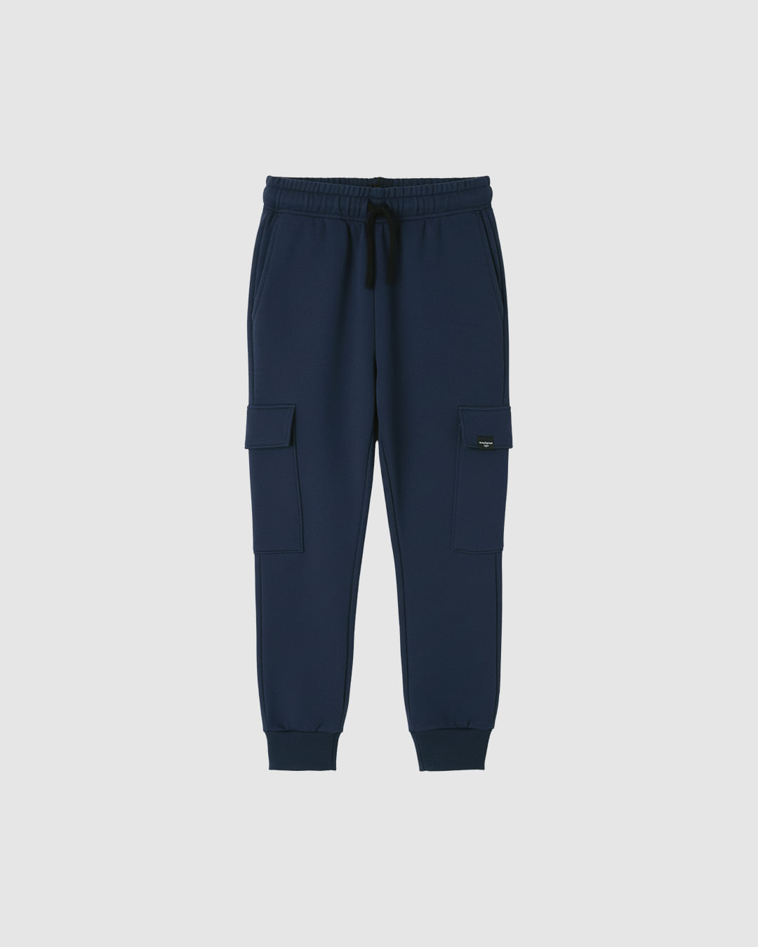 Calça Infantil Menino Bolso Funcional Lateral Em Moletinho Malwee Kids