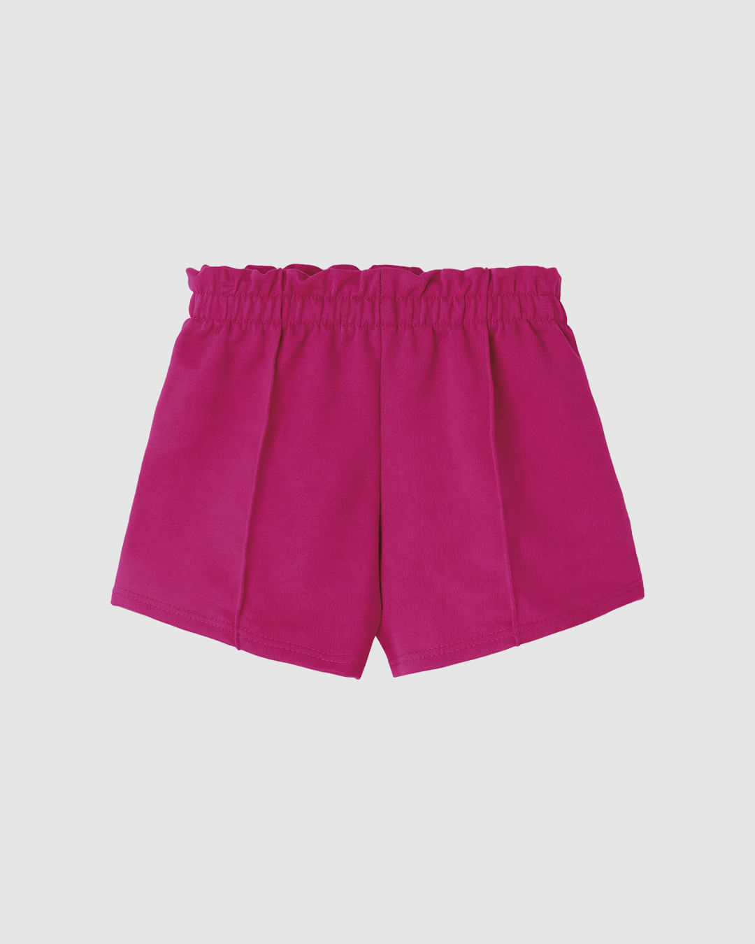 Shorts Infantil Menina Clochard Recorte Frontal Em Moletinho Malwee Kids - Rosa - 8