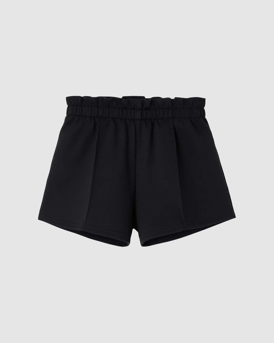 Shorts Infantil Menina Clochard Recorte Frontal Em Moletinho Malwee Kids
