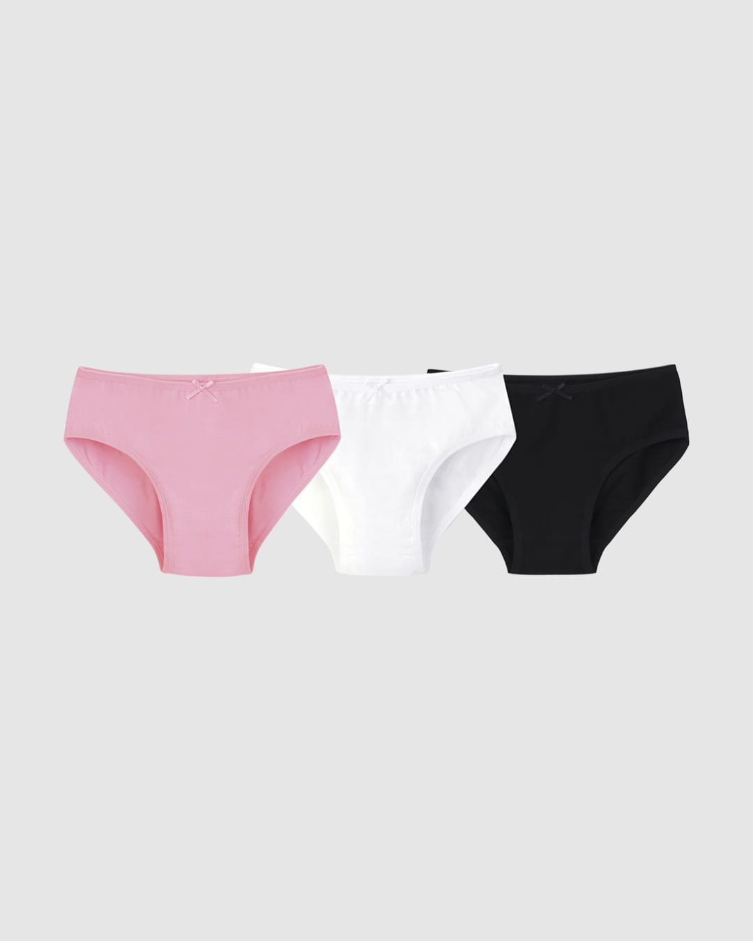 Kit 3 Calcinhas Infantis Menina Em Algodão Malwee Kids