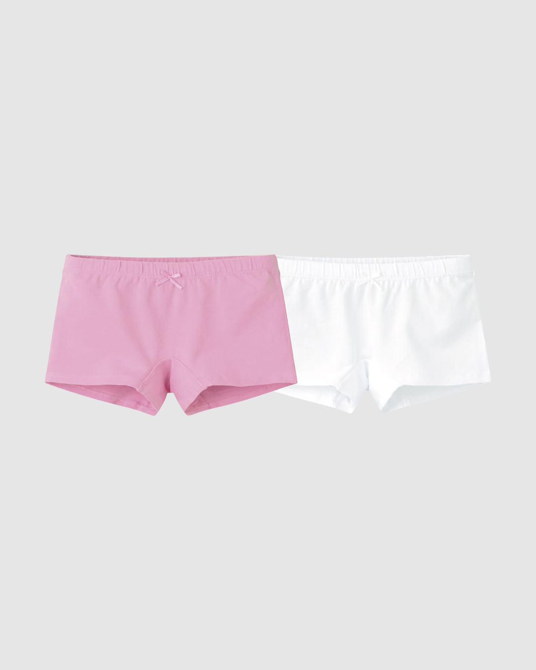 Kit 2 Calcinhas Boxer Infantis Menina Em Algodão Malwee Kids