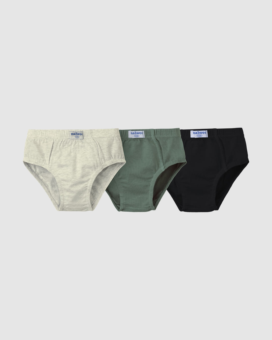 Kit 3 Cuecas Slip Infantis Menino Em Algodão Malwee Kids