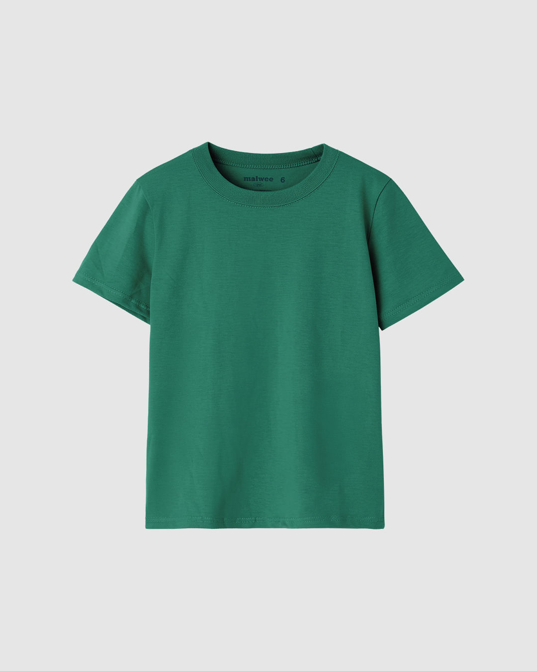 Camiseta Infantil Menino Decote Redondo Em Algodão Malwee Kids - Verde - 2