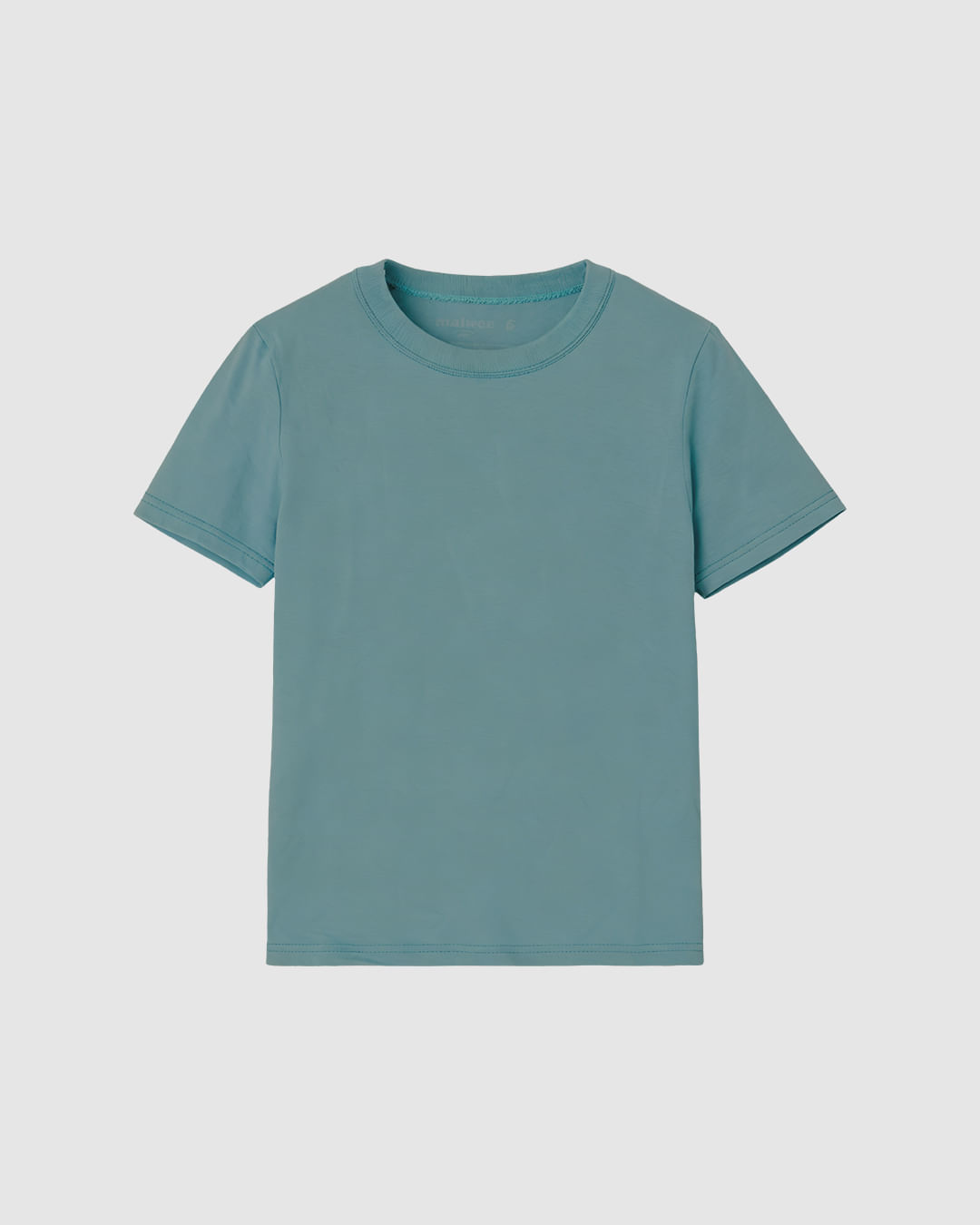 Camiseta Infantil Menino Decote Redondo Em Algodão Malwee Kids - Verde - 8