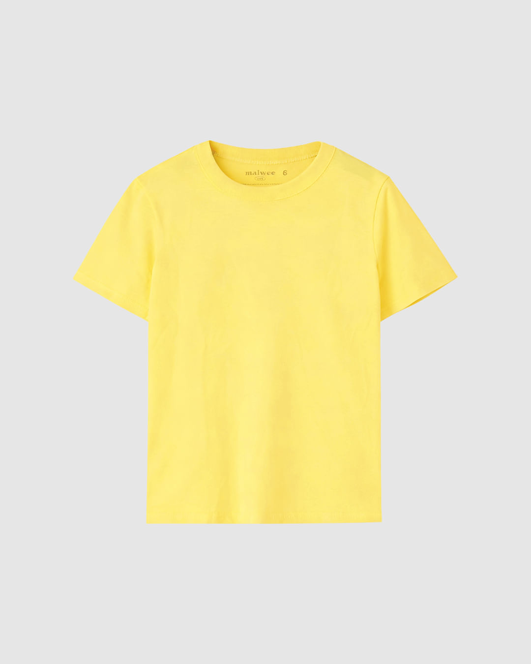 Camiseta Infantil Menino Decote Redondo Em Algodão Malwee Kids - Amarelo - 2
