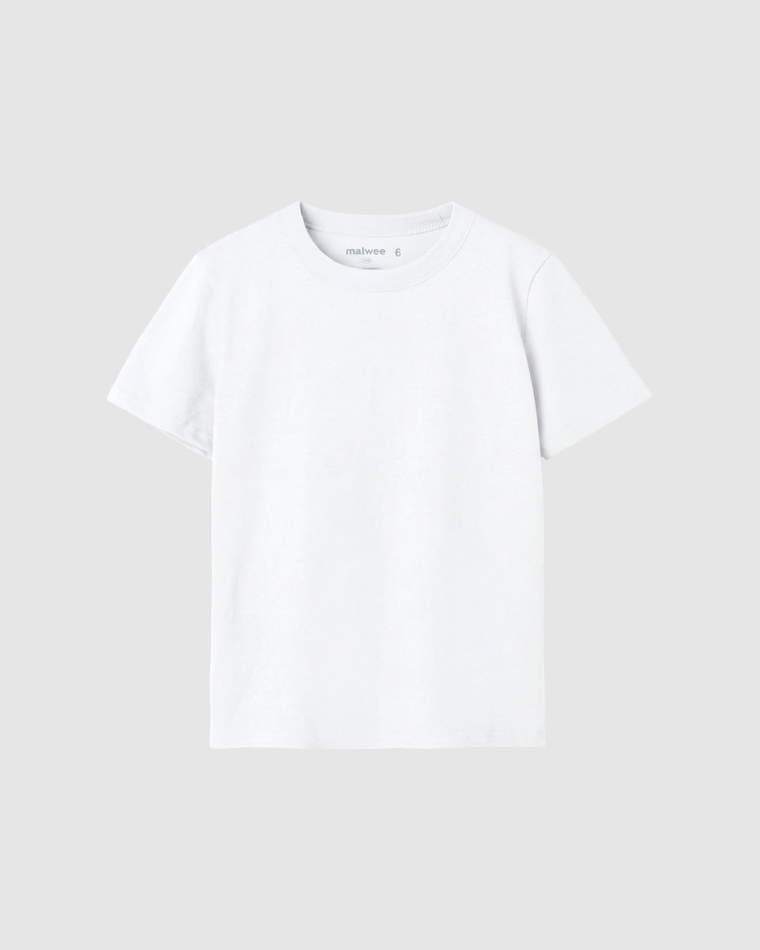 Camiseta Infantil Menino Decote Redondo Em Algodão Malwee Kids - Branco - 18