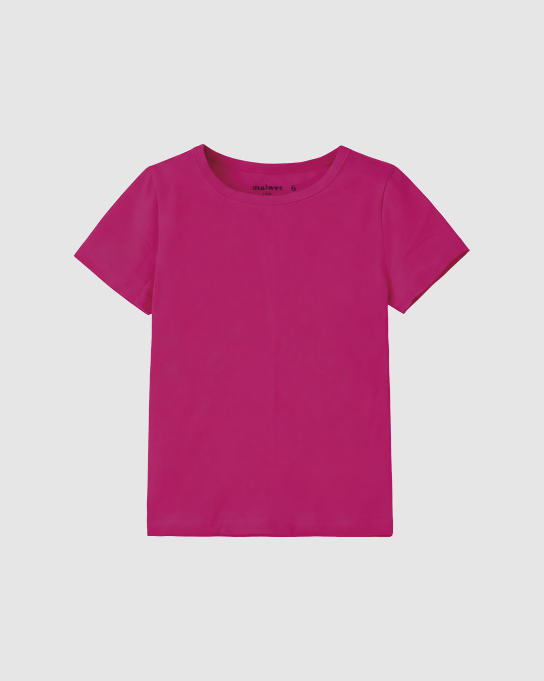 Blusa Infantil Menina Decote Redondo Em Algodão Malwee Kids - Rosa - 6