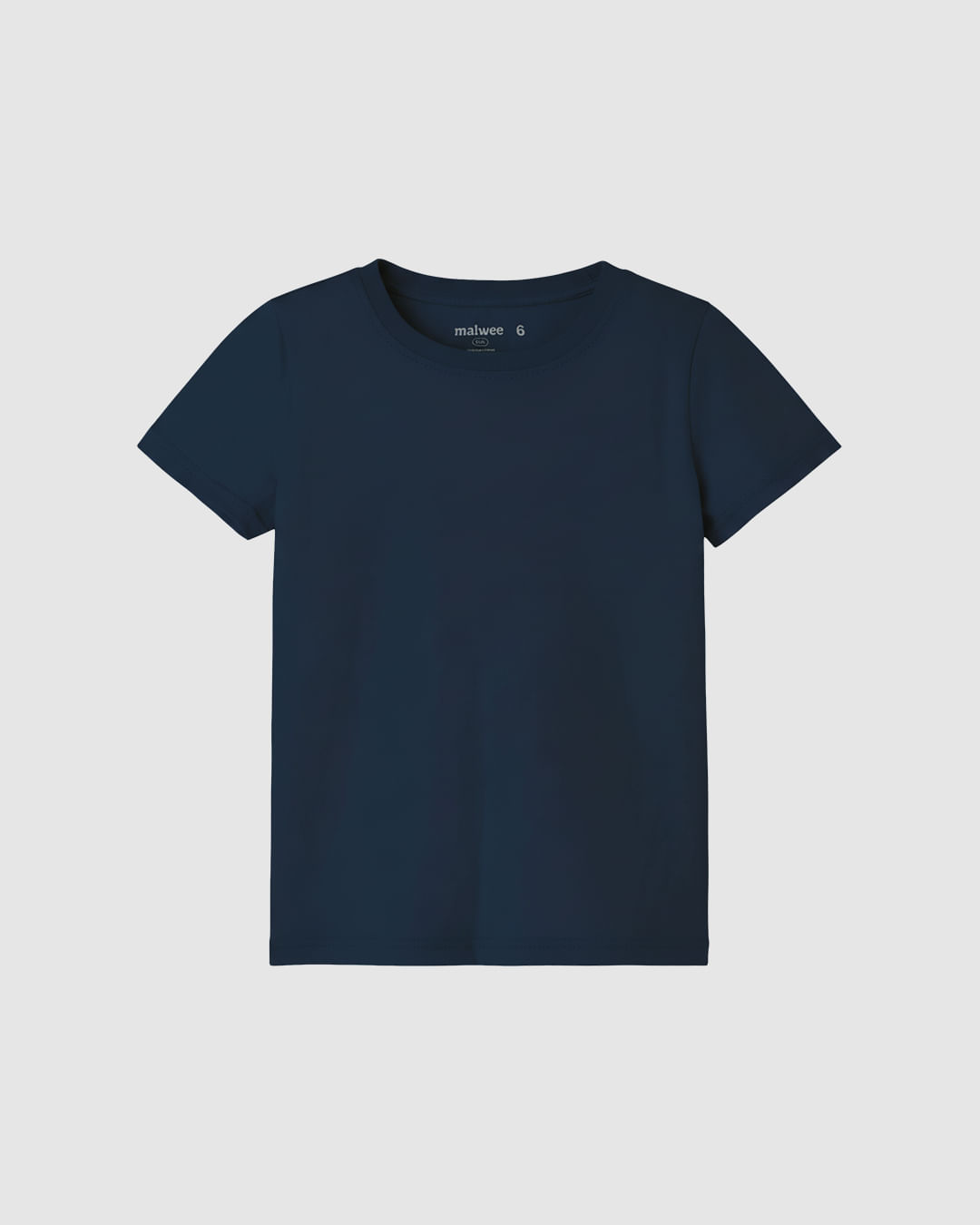Blusa Infantil Menina Decote Redondo Em Algodão Malwee Kids - Azul - 12