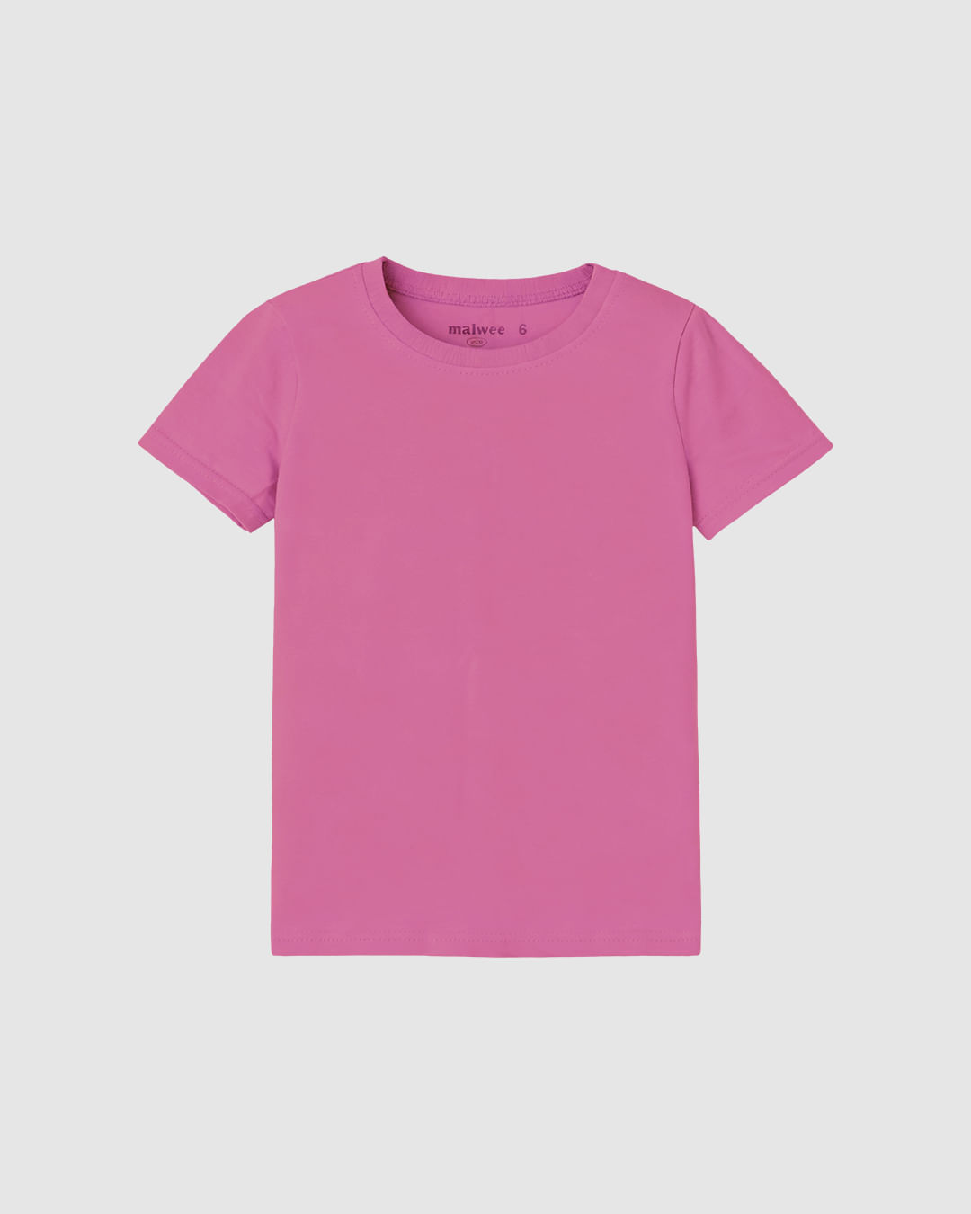 Blusa Infantil Menina Decote Redondo Em Algodão Malwee Kids - Rosa - 10