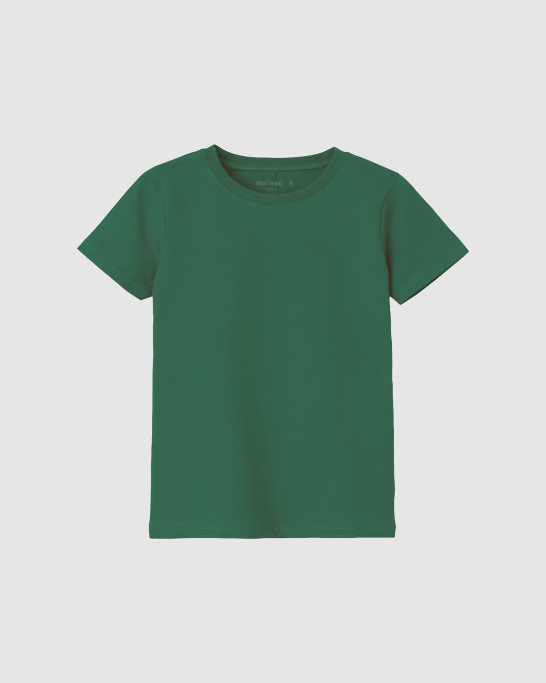 Blusa Infantil Menina Decote Redondo Em Algodão Malwee Kids - Verde - 6
