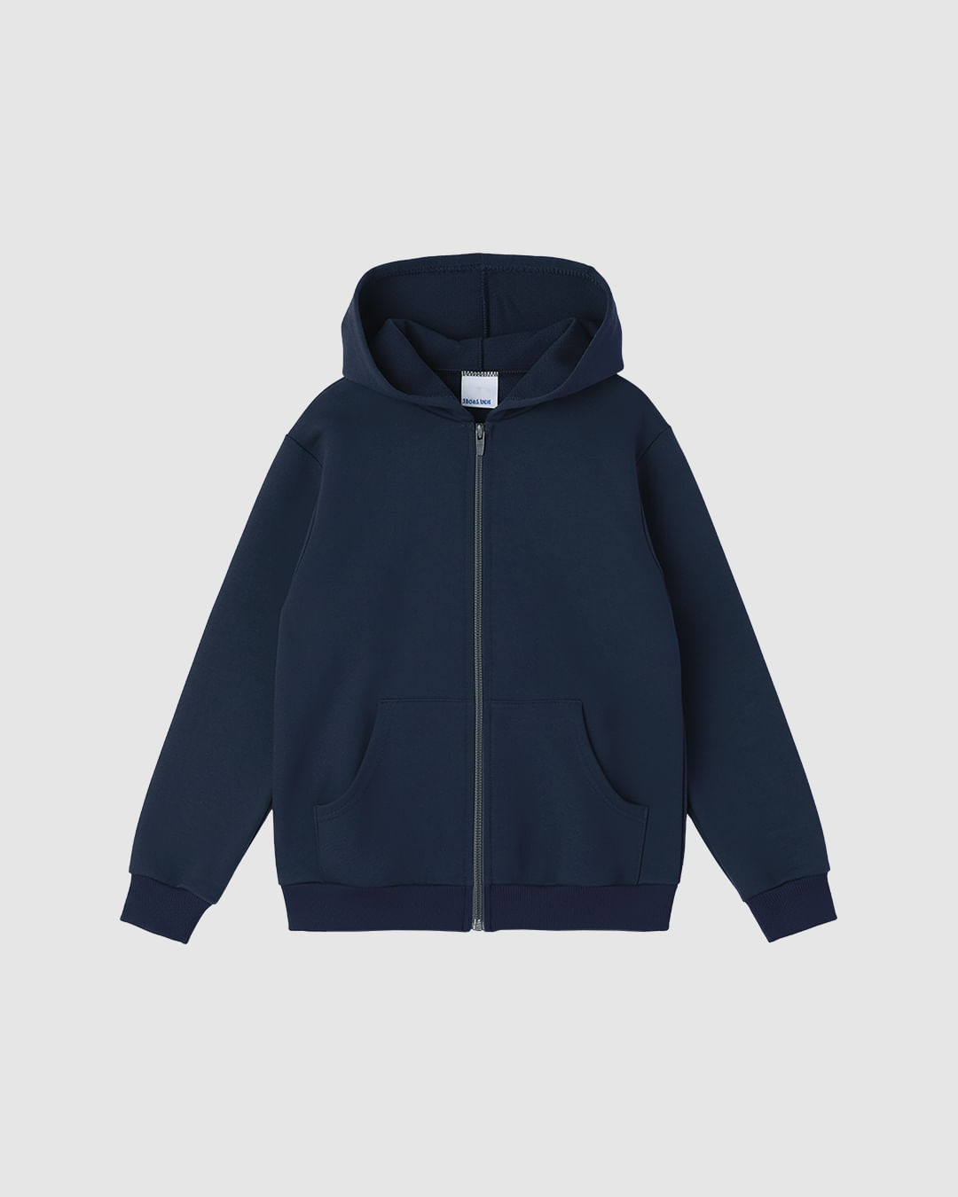 Jaqueta Infantil Unissex Em Moletom Sem Flanela Malwee Kids - Azul Escuro - 3