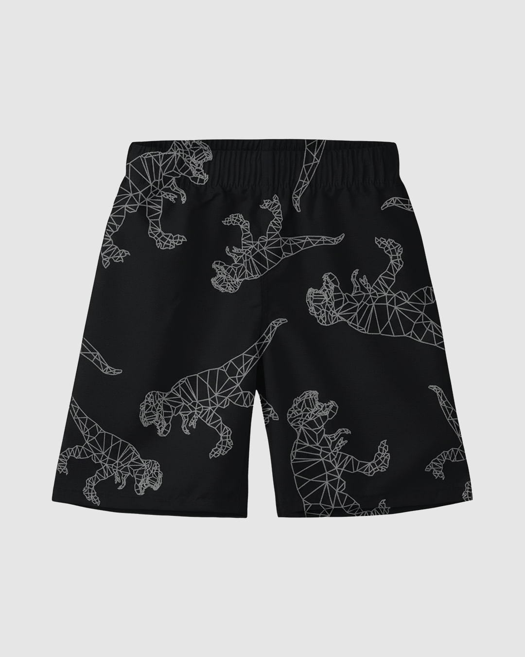 Bermuda Infantil Menino Estampada Em Microfibra Malwee Kids - Preto - 8