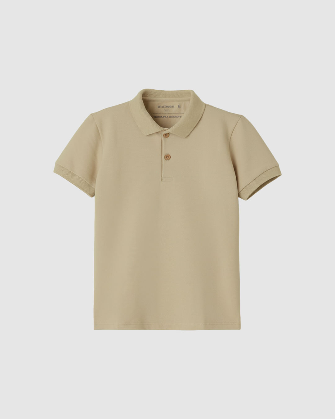 Camisa Polo Infantil Menino Gola Esporte Em Piquet Stretch Malwee Kids