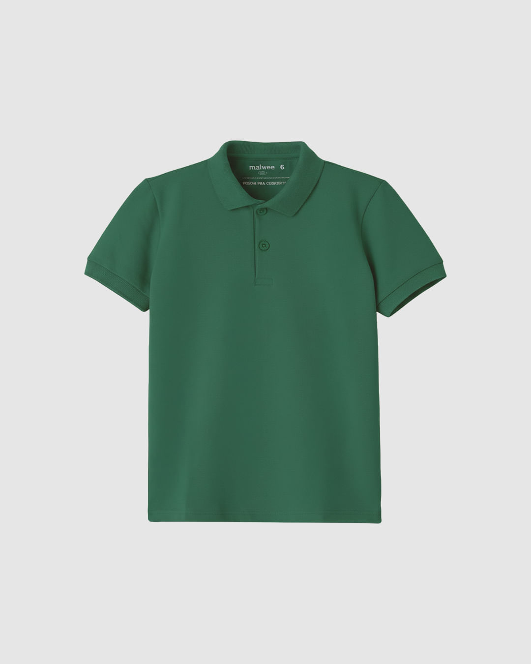 Camisa Polo Infantil Menino Gola Esporte Em Piquet Stretch Malwee Kids