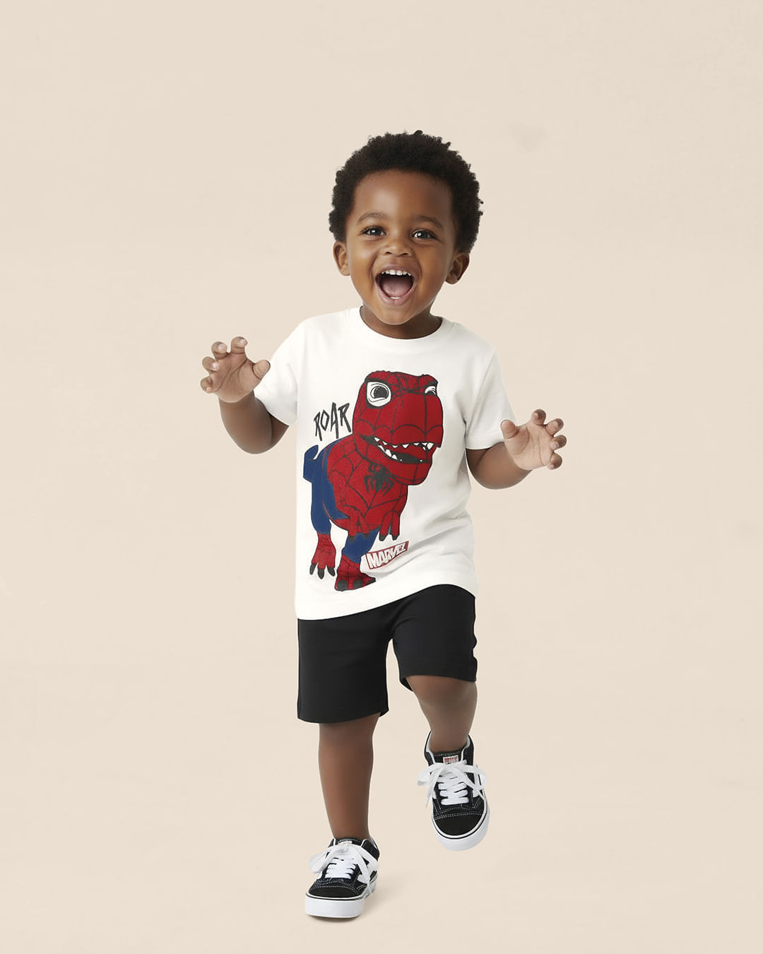 Camiseta Infantil Menino Spidey E Seus Amigos Espetaculares Malwee Kids