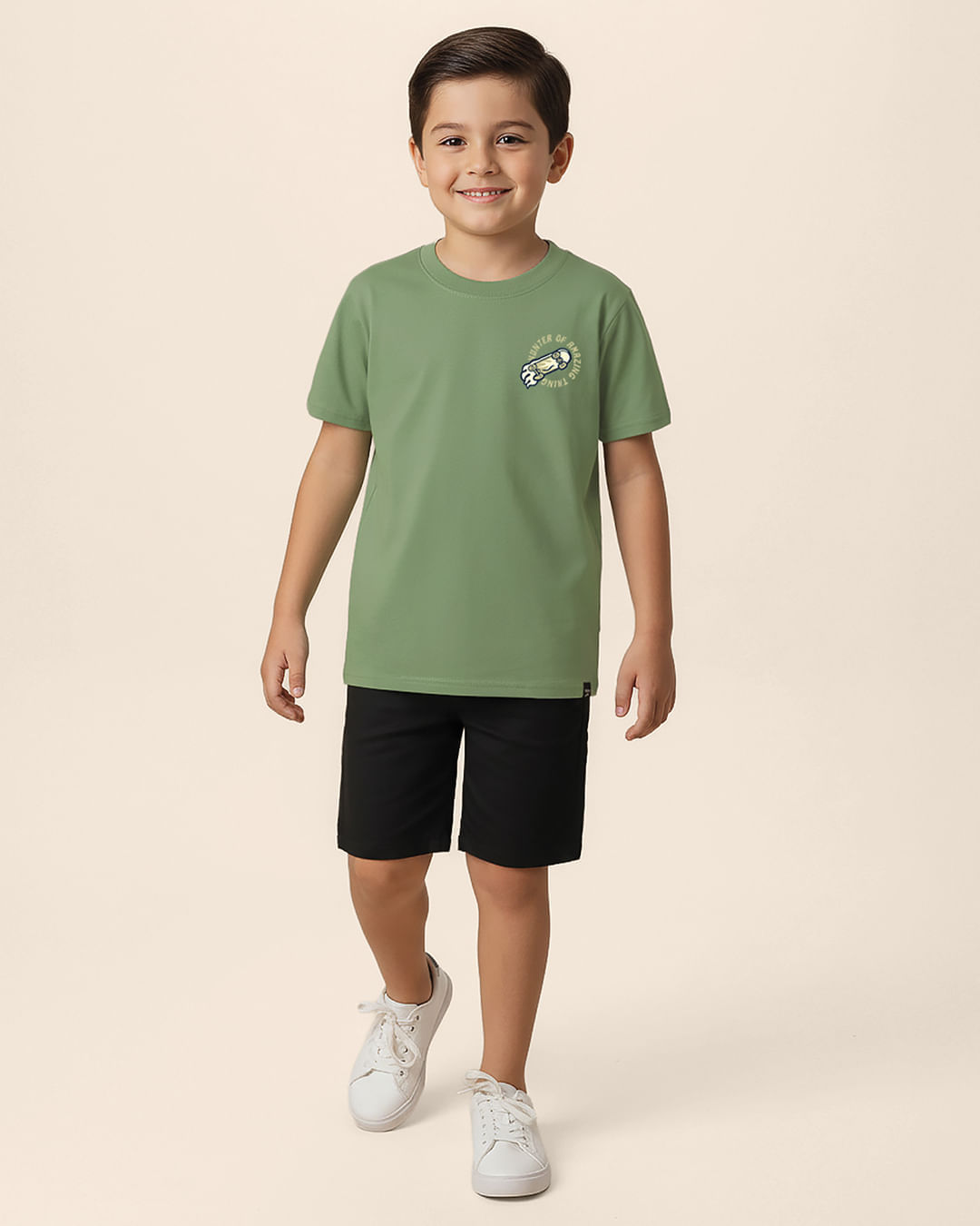 Camiseta Infantil Menino Hunter Of Amazing Things Em Algodão Malwee Kids - Verde - 10