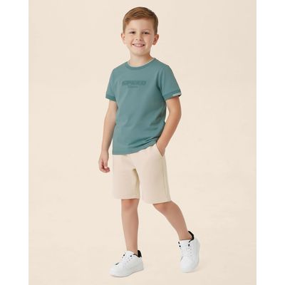 Conjunto Infantil Menino Estampa Speed Alto Relevo Em Algodão Malwee Kids