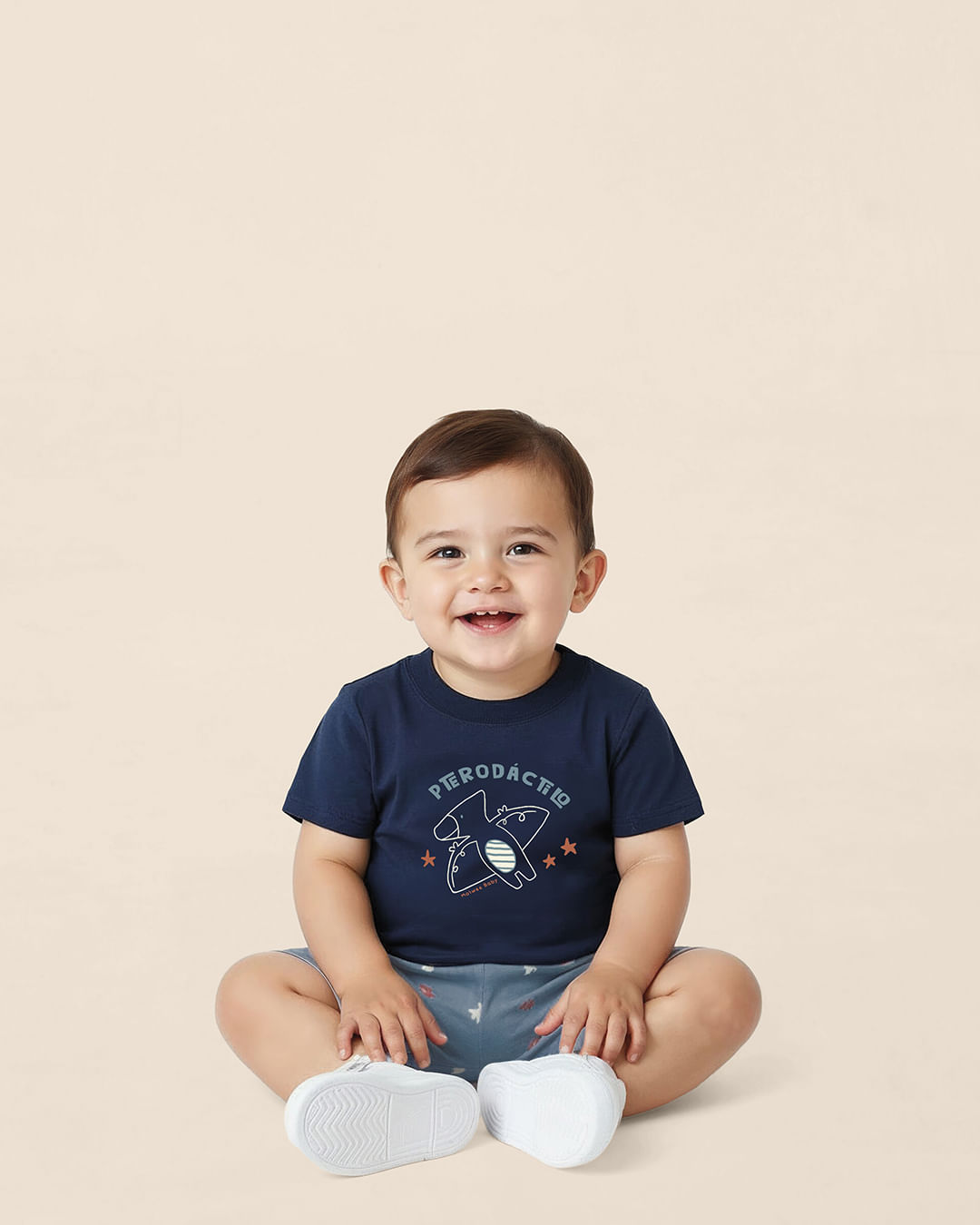 Conjunto Bebê Menino Pterodáctilo Em Algodão Malwee Kids