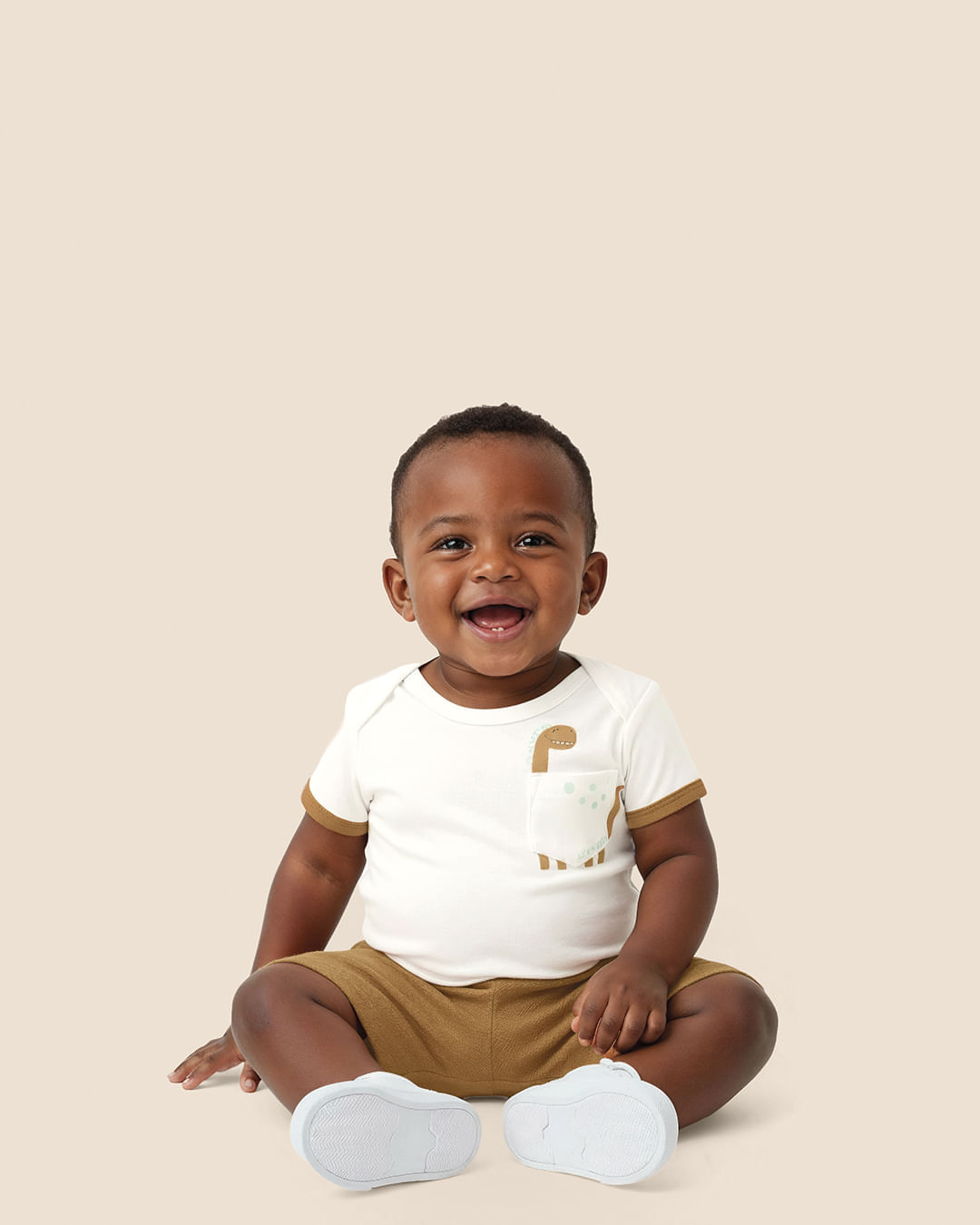Conjunto Bebê Menino Body Estampa Peitoral E Bermuda Malwee Kids