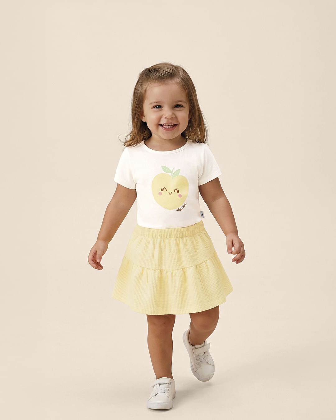 Conjunto Infantil Menina Blusa Estampa Frutinha Doçura Malwee Kids