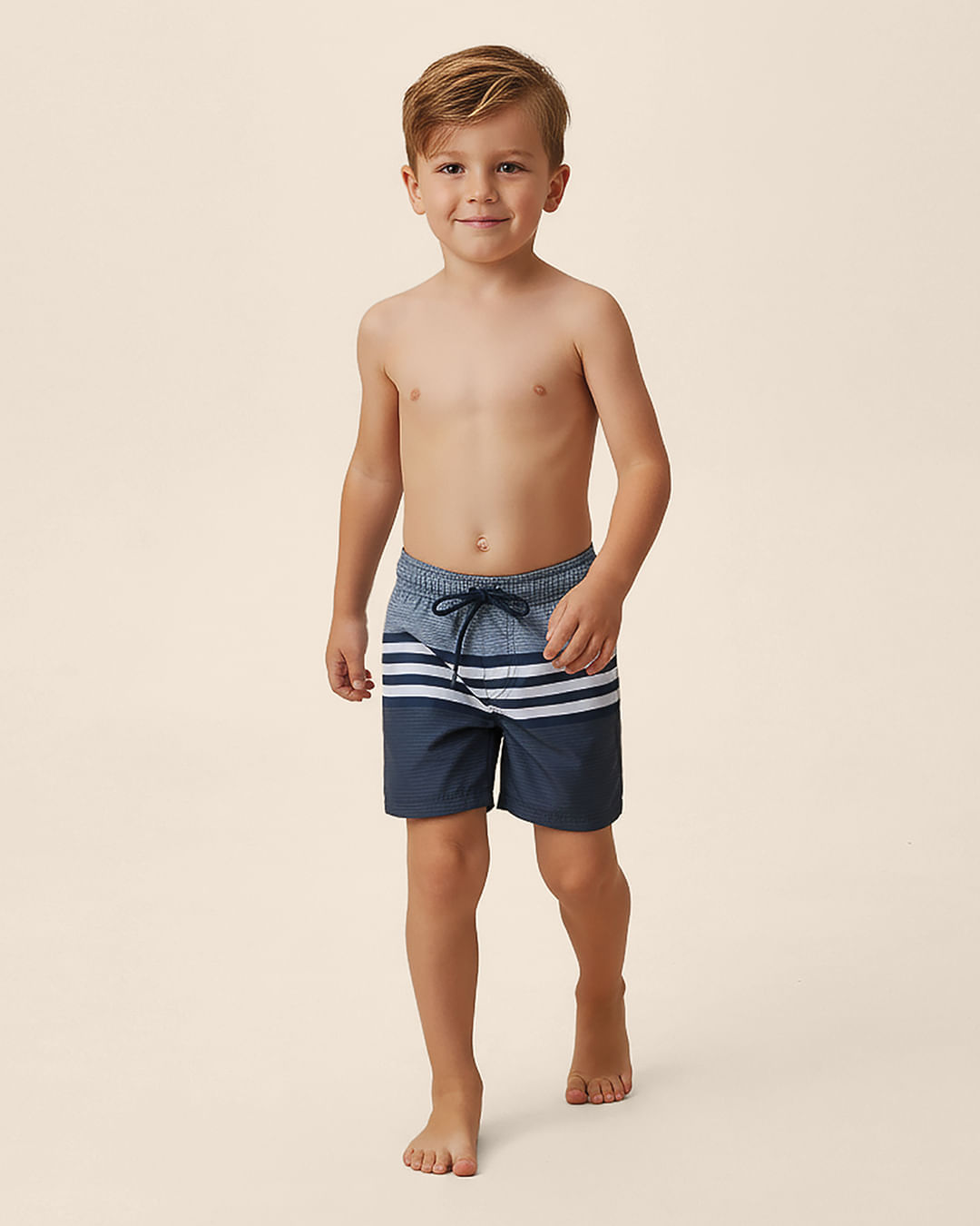 Kit 2 Shorts De Banho Infantil Menino Em Microfibra Malwee Kids