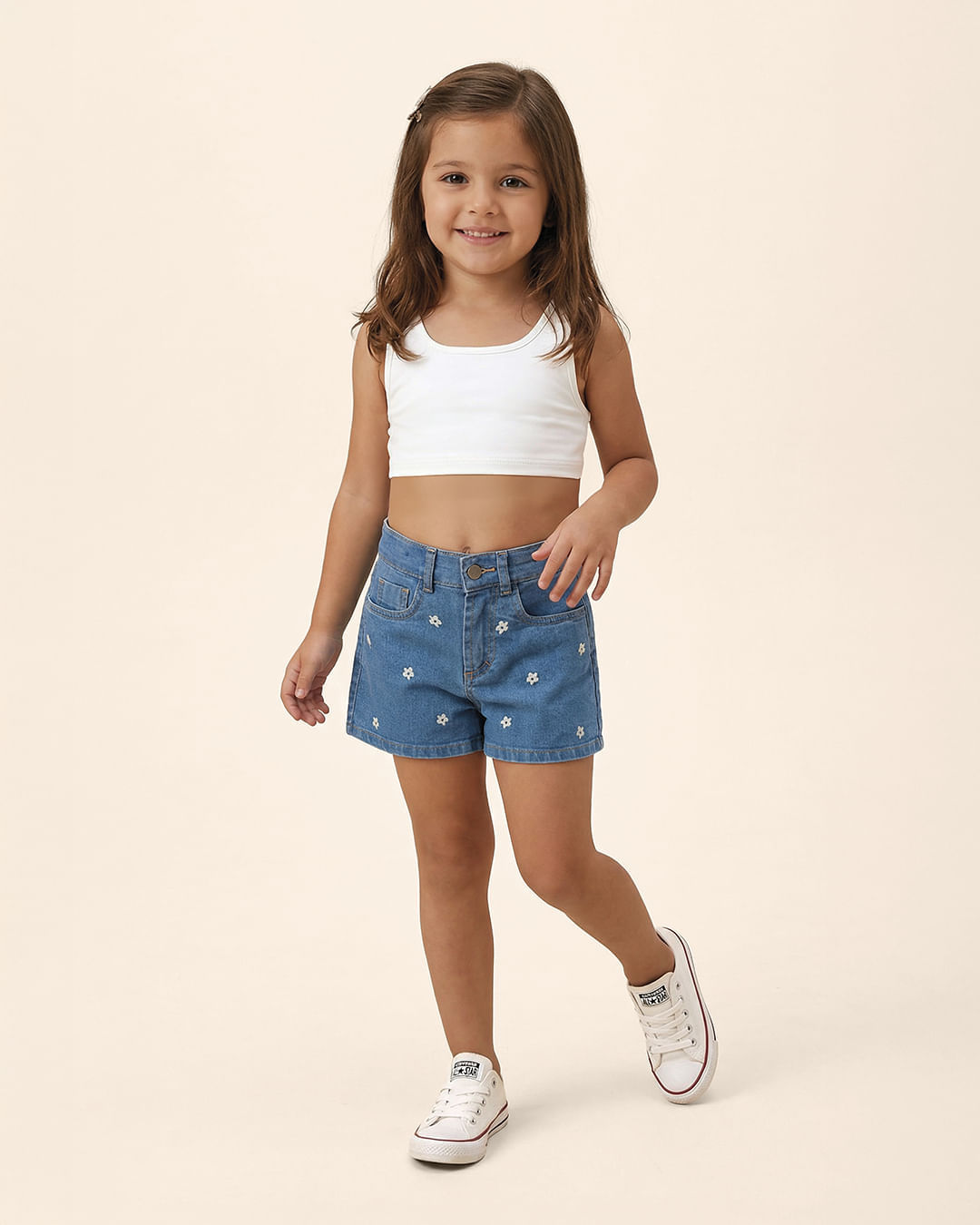 Top Regata Infantil Menina Em Algodão Malwee Kids
