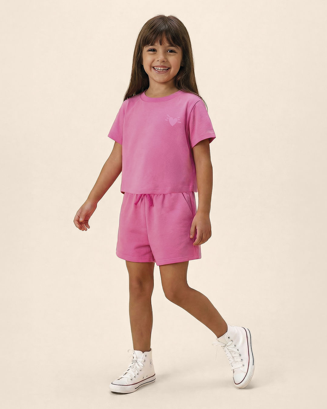 Conjunto Infantil Menina Blusa Box Em Algodão Malwee Kids