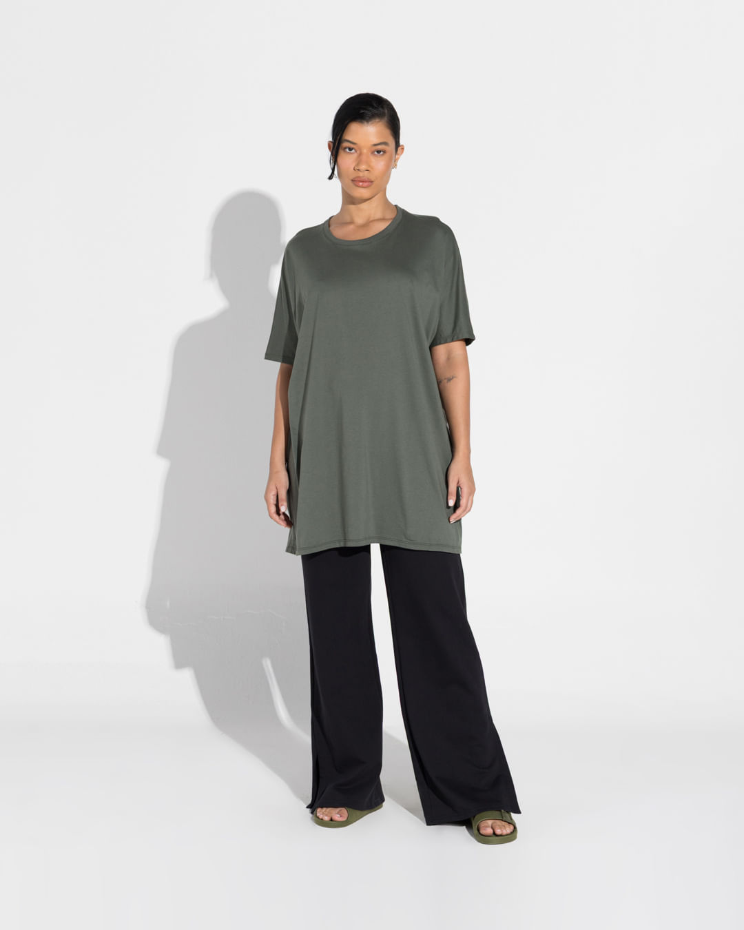 Camiseta Pima Oversized Feminina