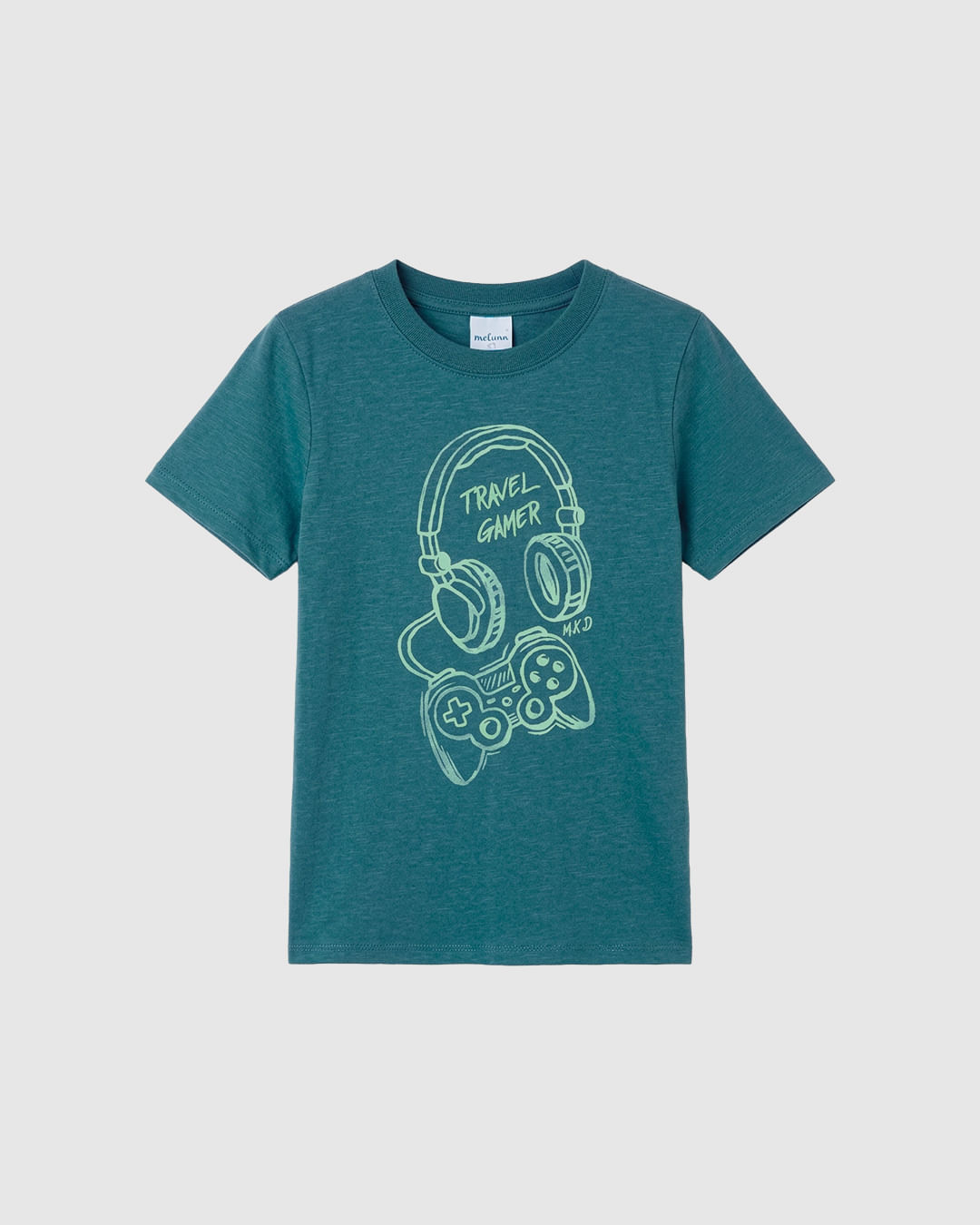 Camiseta Infantil Menino Manga Curta Estampada Em Algodão Malwee Kids